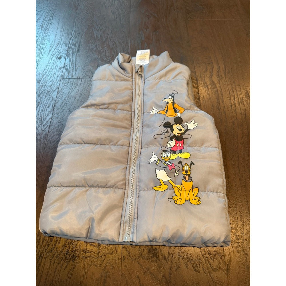 Disney Mickey Mouse & Friends Puffer Vest Unisex NWT